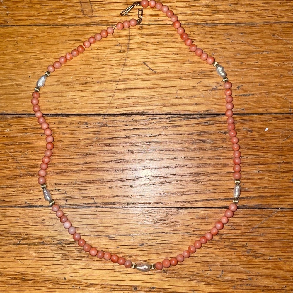 Pink Beaded Necklace